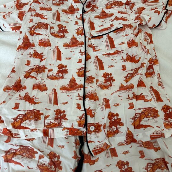 Katie Kime Austin Toile Pajama Shorts Set - Picture 2 of 6